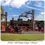 39422 - H0 Water crane with swing arms, 2 pieces