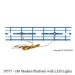 39557 - H0 Modern platform with LED lighting - Image 3