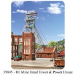 39845 - H0 Mine head tower with power house incl. drive