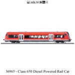 36965-Regio Shuttle RS1 Class 650 Diesel Powered Rail Car