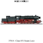 37814-Class 051 Steam Locomotive with a Cabin Tender