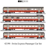 42190-Swiss Express Passenger Car Set