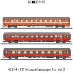 42894-FD Mozart Passenger Car Set 2