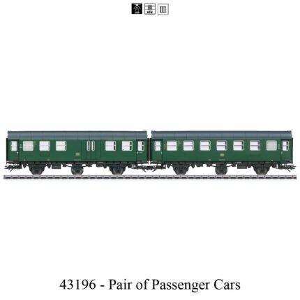 43196-Pair of Passenger Cars