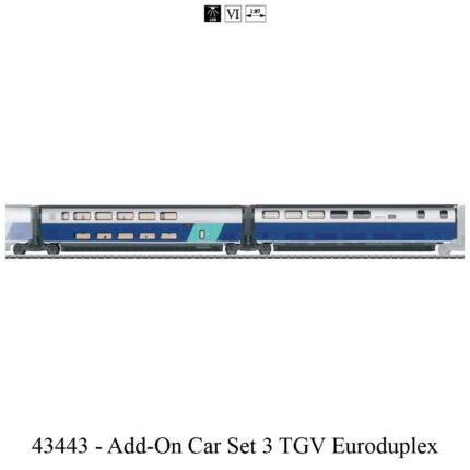 43443-Add-On Car Set 3 for the TGV Euroduplex