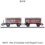 46018-Pair of Gondolas with Hinged Covers