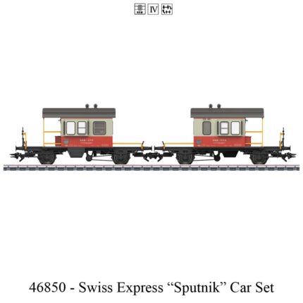 46850-Swiss Express "Sputnik" Coupling Car Set