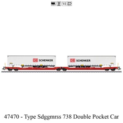 47470-Type Sdggmrss 738 Double Pocket Car