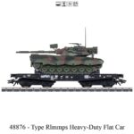 48876-Type Rlmmps Heavy-Duty Flat Car