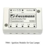 A Viessmann ignition module for gas lamps with labeled connections and switches. rain Model & Railway Accessories available @ The Trainyard in Paarl