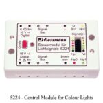A Viessmann 5224 control module for colour lights with connection ports and labels. Train Model & Railway Accessories available @ The Trainyard in Paarl