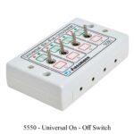 Four Universal On-Off switches