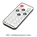 Viessmann Black CarMotion remote control with white buttons and a power button